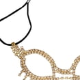 thumbnail image 4 of Disfraz de mujer con ojos de mascarada, decoraciones de diamantes de imitación, accesorios para fotos de baile de máscaras Dorado, 4 of 5