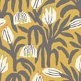 thumbnail image 4 of Hoopla Walls Chunky Flower Mustard Peel and Stick Wallpaper, 4 of 4