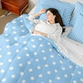 thumbnail image 4 of Manfei Polka Dots Bedding Comforter Set 7-Piece for Teens Adults,Minimalist Geometric King Bedding Sets,Vintage Aesthetic Ultra Soft Bed Sheets,Breathable Home Decor,Reversible, 4 of 8