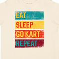 thumbnail image 4 of Inktastic Gokarting Eat Sleep Go Kart Repeat Boys or Girls Toddler T-Shirt, 4 of 5
