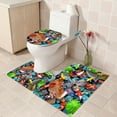 thumbnail image 1 of Boovnll Bathroom Rugs Set of 3, Super Soft & Absorbent Solid Color Plush Toilet Mat, Bath Mat Non-Slip Backing Quickly Drying for Bathroom, Kitchen, Pool, Bath Mats for Bathroom, 1 of 7