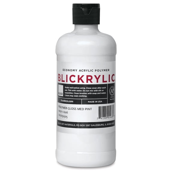 Blickrylic Polymer Gloss Medium - Gloss, Pint