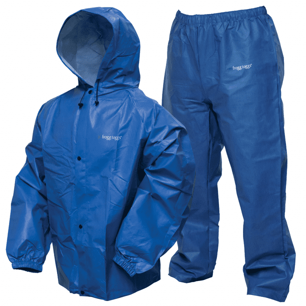 Frogg Toggs Pro Lite Waterproof Rain Suit, Royal Blue, Size Small ...