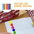thumbnail image 2 of Miangastore 10 Sheets Adhesive Circle Coding Labels Dot Label Stickers Gift Round Dots Stickers, 2 of 8
