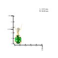 thumbnail image 2 of JewelersClub Silver Necklaces for Women –Silver Necklace for Women 14K Gold Plated Silver – Chrome Diopside Necklace Centerpiece, White Diamond Accents – Hypoallergenic Pendant, 2 of 4