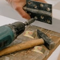 thumbnail image 4 of Conector de arandela de media luna de Metal de 20 piezas para muebles, accesorios de conector de muebles de aleación de Zinc, arandelas espaciadoras de media luna (M8), 4 of 6