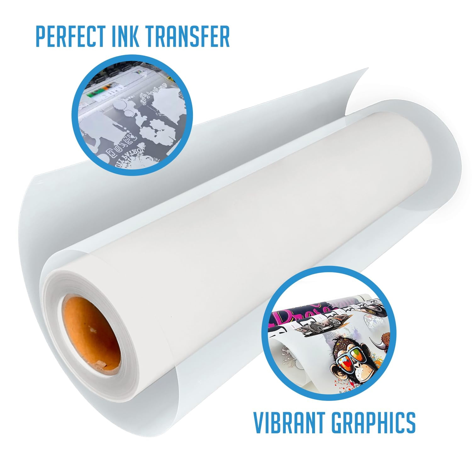 DreamController Smart Peel DTF Transfer Film Roll 16.5" x 328' - Premium Matte Direct to Film Transfer Film, 75µm Thickness, Ideal for T-Shirts & Fabrics, Smart Peel Technology, Durable & HQ