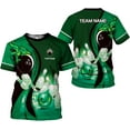 thumbnail image 5 of Custom Bowling Shirts for Men Bowling Shirts Bowling Shirts Unisex Bowling Jerseys for Men Custom Bowling Shirts for Men (Teal, 4XL), 5 of 10