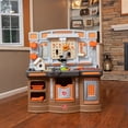 thumbnail image 1 of Step 2 Big Builders Pro Workshop Kids Workbench with Large Workspace, Electronic Elements and Plenty of Storage, 1 of 9