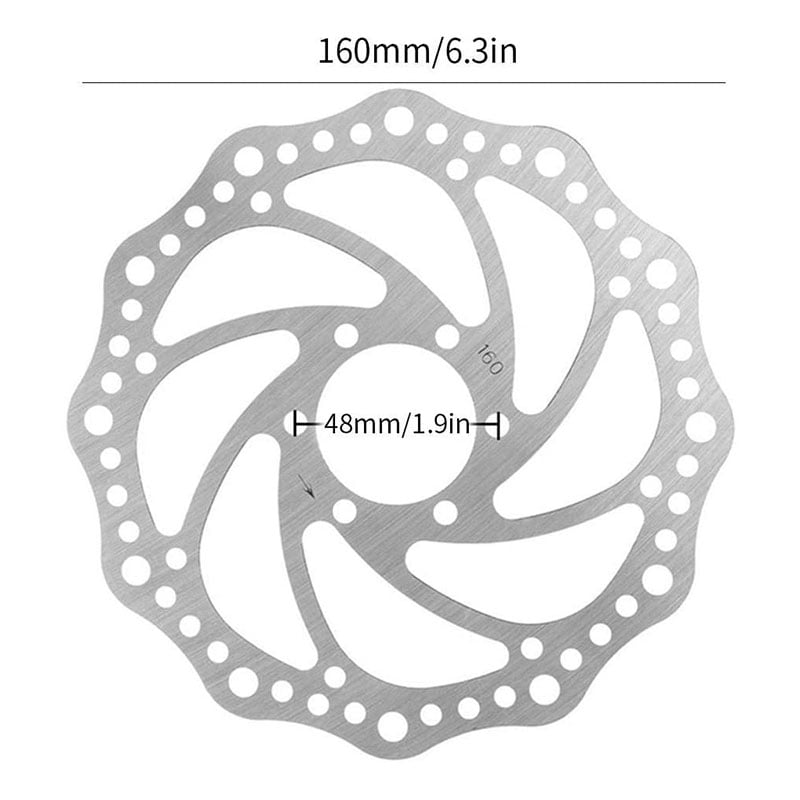 Bike Brake Disc Rotor 160mm Stainless Steel Road Bike Disc Brake