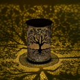 thumbnail image 4 of 1pc New Solar LED Lantern Light Hollow Tree Of Life Hanging Light Outdoor Garden Garden Path Lawn Terrace Hanging Waterproof Lights Landscape Lantern, 4 of 4