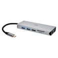 thumbnail image 2 of Monoprice 12-in-1 Dual-HDMI + VGA MST Triple Monitor Docking Station, Dual 4K HDMI, VGA, 5Gbps USB‑A, Gigabit Ethernet, SD/MicroSD Readers, 100W PD, 3.5mm Dual Audio/Microphone Jack, 2 of 6