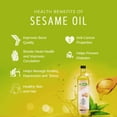 thumbnail image 3 of Orgatma Cold Pressed Sesame Edible Oil 33 fl oz (1 Litre), 3 of 6