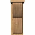 thumbnail image 2 of 7 1/2"W x 12"D x 20"H Crestline Smooth Corbel w/Backplate, Western Red Cedar, 2 of 9