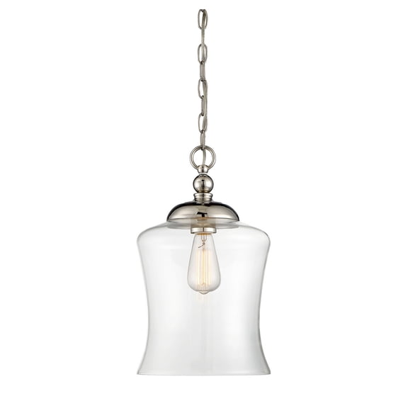 Trade Winds 1-Light Mini Pendant in Polished Nickel