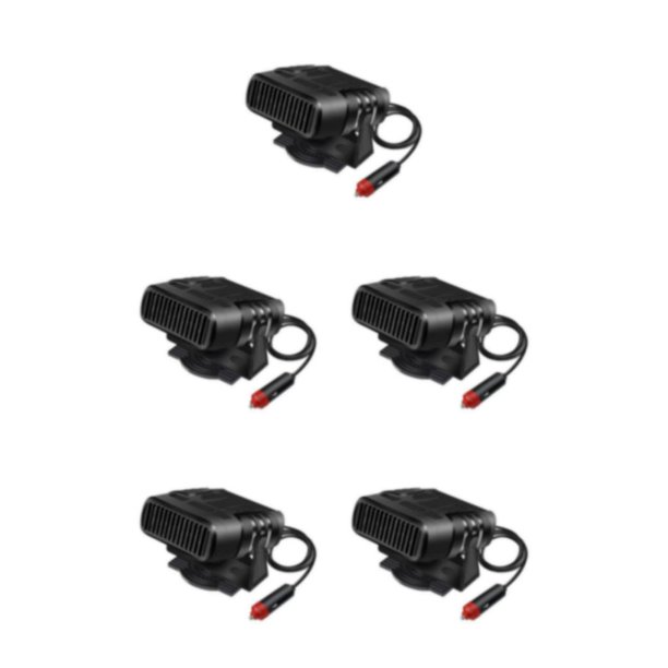 Kenally Ventilador de calefacción, calentador de coche, desempañador de parabrisas, duradero, multiusos, multifuncional, automotriz, Type2 NO2