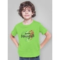 thumbnail image 2 of Buon Ferragosto Brush Paint T-Shirt Juniors -Image by Shutterstock,  Large, 2 of 4
