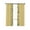 Yellow, variant on Sage Green Stripes Blackout Curtains, Light Blocking Print Window Curtains, Summer Spring Botanical Lemon Leaves Thermal Insulated Window Drapes for Living Room Kitchen Cafe 2 Panels, 84"W x 84"L