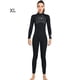 thumbnail image 5 of Soidarity Traje de buceo de 3mm, Material de nailon, buena elasticidad, traje de baño de una pieza de estilo de manga larga, traje de neopreno con ribete Deportes acuáticos Mujer Negro SG Soidarity OD020682-11, 5 of 6