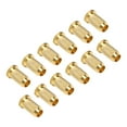 thumbnail image 1 of Metal Guitar Ferrules, Wear Resistant Glossy Finish Easy To Install 12PCS Standard Size High Hardness Electric Guitar Bushing  For Musical Instruments Black,Silver,Gold, 1 of 8