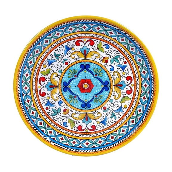Certified International 28183 Portofino Round Platter, Melamine Heavy Weight, 650 Grams, 14-inch Diameter