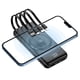thumbnail image 1 of Power Bank Pila Batería Recargable Kimhi Cargador Inalambrico 20,000mah Carga Rapida Portatil Con 4 Cables Y 2 Puertos Usb Cargador Para Celular Tablet Banco De Energia Pantalla Led, 1 of 6