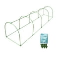 thumbnail image 4 of mmirethe DIY Assembled Kit Outdoor Mini Greenhouse Cover Insulation with for Backyard 200x50x50cm, 4 of 6