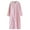 Pink, variant on YanQiao Womens Fall And Winter Nightgown Flannel Round Neck Warm Nightgown XL Purple