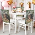 thumbnail image 4 of Decorative Chair Back Cover One Size x6 Chair Cover Dining Chair Slipcovers Chair Back Decoration Festival Chair Decoration Chrysanthemum Beauty, 4 of 6