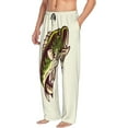 thumbnail image 6 of Balery Largemouth Bass Fish (3) print Men's Pajama Pants,Ultra Lightweight Pjs,Lounge Pant-Large, 6 of 6