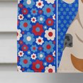 thumbnail image 4 of Cream Dapple Dachshund USA American Flag Canvas House Size 28 in x 40 in, 4 of 5