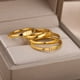 thumbnail image 5 of Anillo digital simple anillo de acero inoxidable para hombres y mujeres Anillo digital de ángel en nombre, 5 of 6