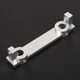 thumbnail image 4 of Fixed Front and Rear Bumper Anti-Collision Plate Compatible with RGT 1/10 RC Rock Cruiser Buggy Truck EX86100 (Silver R86019S), 4 of 4