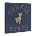 thumbnail image 4 of Stupell Industries Varsity Yorkie State Novelty & Humor Painting Wrapped Canvas Art Print Wall Art, 24 x 24, 4 of 8