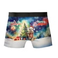 thumbnail image 2 of Merry Christmas and Happy New Year Santa Cocker Spaniel Holiday Xmas Winter 2025 All Over Print Boxer Briefs Underwear for Men Dad Cockers Dog Lover Gifts - 00024, 2 of 6