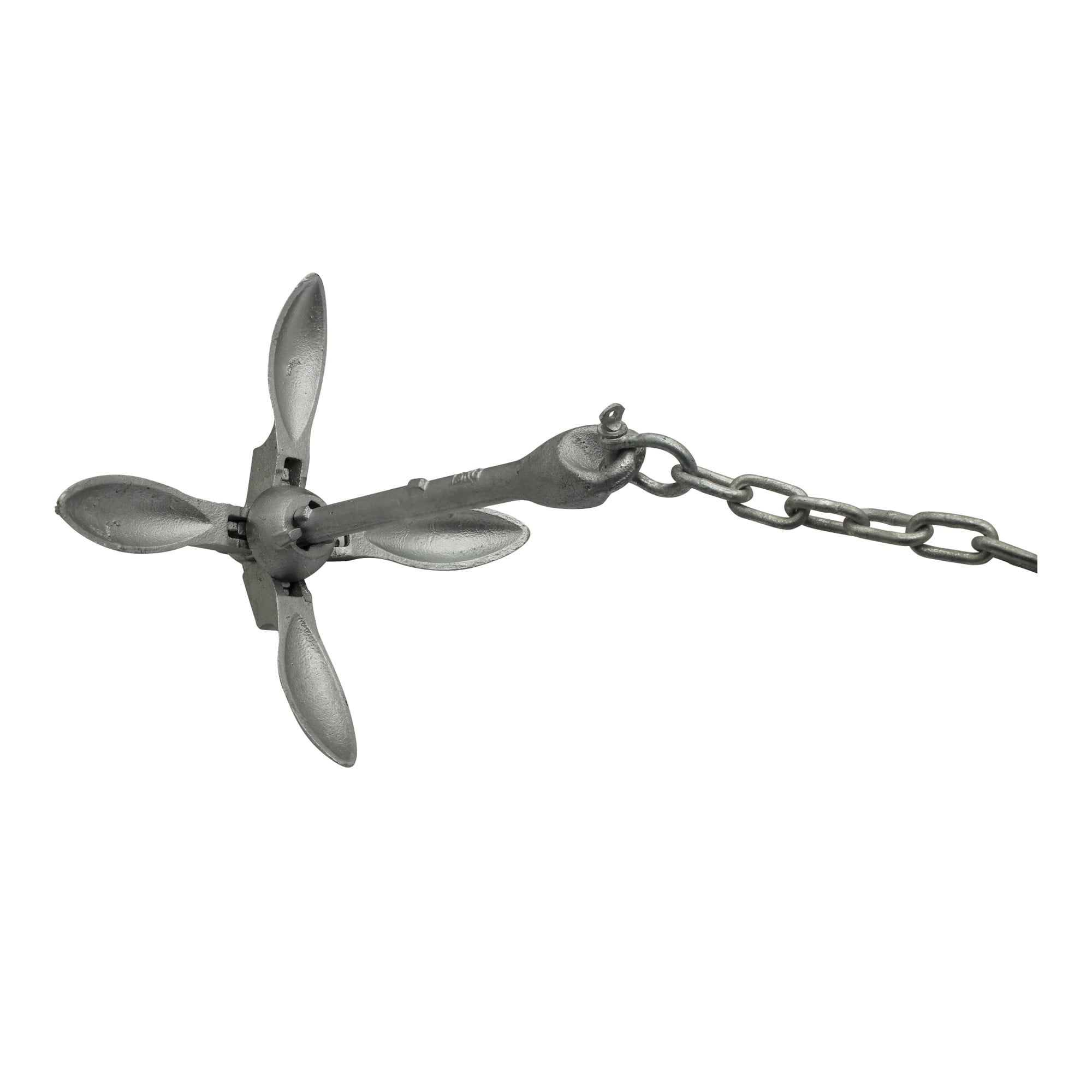 Extreme Max 3006.6785 BoatTector Complete Deluxe Grapnel Anchor Kit for Small Boats, Kayaks, PWC, Jet Ski, Paddle Boards, etc. - 3.5 lbs.