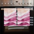 thumbnail image 2 of Pink Coastal Beach 1 Pack Kitchen Towel, Water Absorbent Dish Towel, Modern Oil Painting Nautical Decorative Hand Towels - Quick Drying Cloth for Cooking Baking, 18x28 Inch, 2 of 8