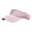Pink, variant on Only Moment Yellow Adjustable Visor Women's Sun Visor Sun Hat Polyester Wide Brim Uv Protection Sun Hat Summer Beach Packable Visor One Size