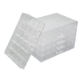 thumbnail image 1 of Clear Jewelry Box, Sturdy Drawers 120 Compartments Prevent Tangles Jewelry Container Box 5 Layers  For Rings, 1 of 8