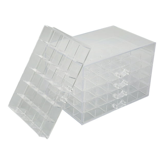 Clear Jewelry Box, Sturdy Drawers 120 Compartments Prevent Tangles Jewelry Container Box 5 Layers For Rings