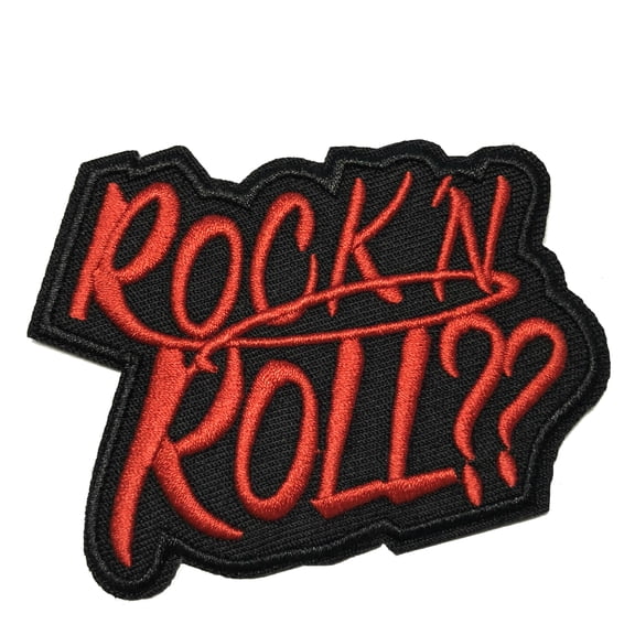 Rock 'N Roll 3.25" W x 2.75" T Iron/Sew On Decorative Patch
