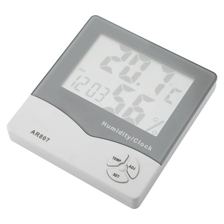 

Digital Hygrometer Timing Function AR807 Digital Hygrometer Safe Durable For Office For Home For Warehouse