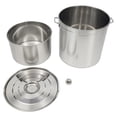 thumbnail image 3 of 50L/52.8Qt Stock Pot Stainless Steel Stock Pot Kitchen Cooking Pot W/ Basket, 3 of 7
