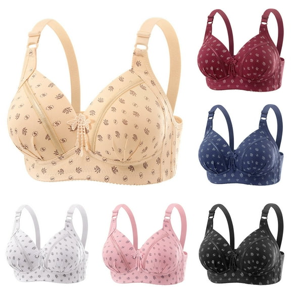 HAOTAGS Ladies Wireless Bra,Strapless Adult Female Breathable Push - Up Beige 40