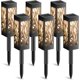 thumbnail image 1 of Solar Lamp Outdoor Garden, 6 Pieces Outdoor Solar Light with Warm White Light, IP65 Waterproof Garden Decoration Solar Lantern Auto On/Off for Outdoor, 1 of 5