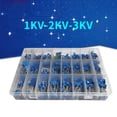 thumbnail image 2 of ziyahi High Voltage Ceramic Capacitor Capacitance 0.1nF-2nF Home Industrial Factory Electrical Device Electronic Components Spare Set 3KV, 2 of 5