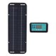 thumbnail image 4 of Panel solar de 20 W, celda solar negra con controlador MPPT impermeable para RV, hogar, vehículo, viajes, camping, 4 of 14
