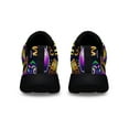thumbnail image 4 of Happy Mardi Gras Y'all Masquerade Beads Shoes Sneakers for Women Men Black Size 10, 4 of 7