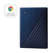WD 2TB Drive for Chromebook USB 3.2 Gen 1, 2.5" Portable External Hard Drive HDD - WDBB7B0020BBL-WEWM