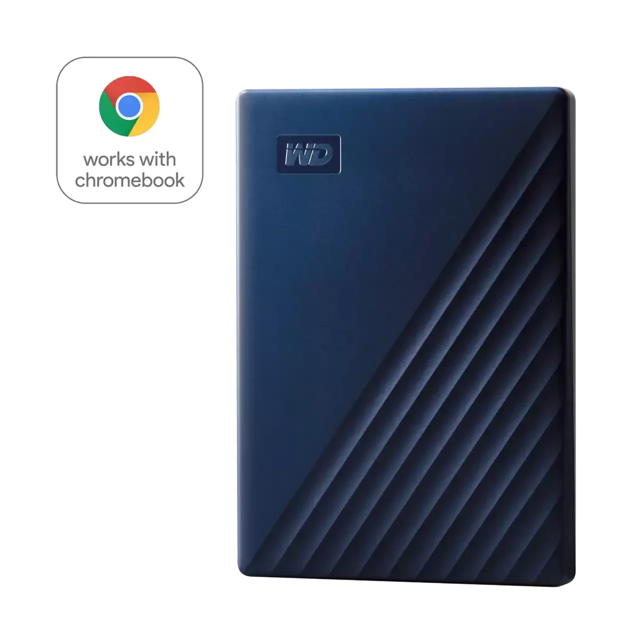 WD 2TB Drive for Chromebook USB 3.2 Gen 1, 2.5" Portable External Hard Drive HDD - WDBB7B0020BBL-WEWM